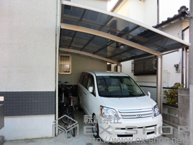 のカーポート カーブポートシグマIII 積雪〜30cm対応 施工例