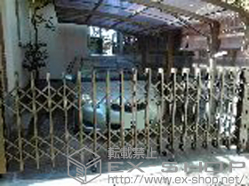 のカーゲート アルシャインII MW型 Aタイプ ノンレール片開き 施工例