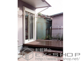 のウッドデッキ リウッドデッキ 200 単体+独立式　リウッドステップ 施工例