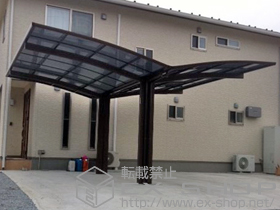 のカーポート プレシオスポート Y合掌 積雪〜20cm対応 施工例