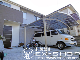 のカーポート レイナツインポート 積雪〜20cm対応 施工例