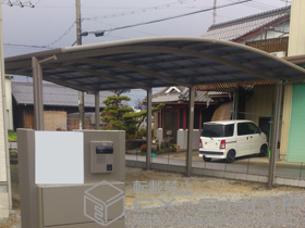 のカーポート カーブポートシグマIII ワイド 縦連棟 積雪〜20cm対応 施工例