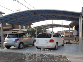 のカーポート レイナトリプルポート 積雪〜20cm対応 施工例