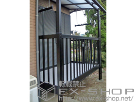 のバルコニー ガーデンステージ 庭置き式 単体 太格子 内開き仕様 施工例