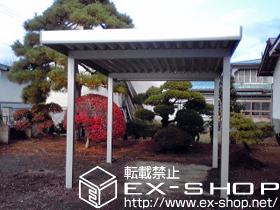 のカーポート ジーポートneo 積雪100cmＡタイプ 4本柱 施工例