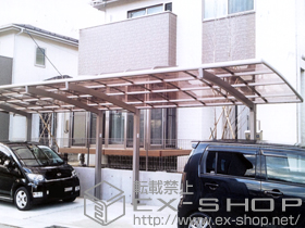 のカーポート カーブポートシグマIII 縦連棟 積雪〜30cm対応 施工例