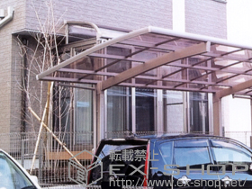 のテラス囲い・サンルーム ほせるんですII R型 ウッドデッキ接続納まり 積雪〜20cm対応 施工例