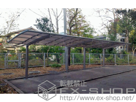 のカーポート カーブポートシグマIII 縦連棟 積雪〜20cm対応 施工例