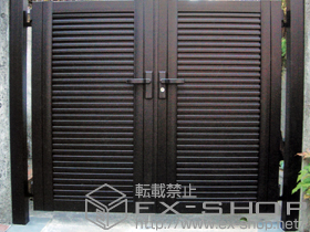 の門扉 シャレオR5型 両開き 施工例