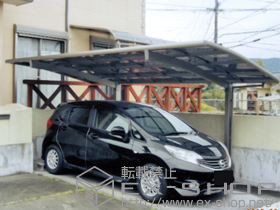 のカーポート カーブポートシグマIII 積雪〜30cm対応 施工例