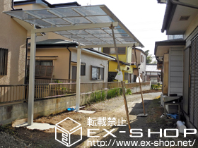 のカーポート マイリッシュ 前下がり 積雪〜20cm対応 ＜逆勾配＞ 施工例