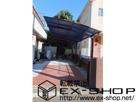 のカーポート プレシオスポート 縦連棟 積雪〜20cm対応 施工例