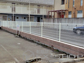 のフェンス・柵 ハイグリッドフェンスN8型 施工例