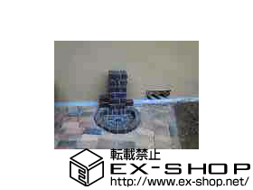 の立水栓・ガーデンシンク 立水栓ユニット サークルタイプ #02 地中配管仕様 施工例