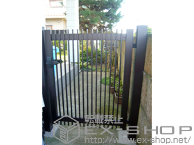 の門扉 レスティン門扉 11型 片開き 施工例