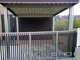 のカーポート テリオスポートIII 900 4本柱 角柱仕様 積雪〜30cm対応 施工例