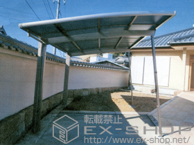 のカーポート カーブポートシグマIII 耐風圧強度仕様 積雪〜30cm対応 施工例