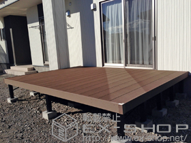 のウッドデッキ リウッドデッキ 200 連棟 施工例