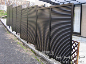 のフェンス・柵 ハイスクリーンフェンスA型 施工例