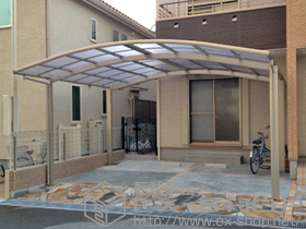 のカーポート レイナツインポート 積雪〜20cm対応 施工例