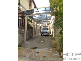 のカーポート プレシオスポート 縦連棟 積雪〜20cm対応 施工例