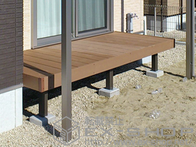 のウッドデッキ リコステージII 施工例