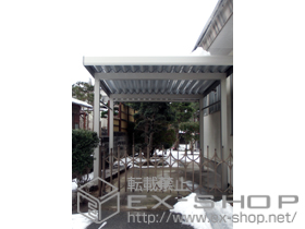 のカーポート ジーポートneo 積雪100cmＡタイプ 4本柱 角柱仕様 施工例