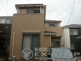 のバルコニー・ベランダ屋根 ライザーテラスII F型 屋根タイプ 単体 積雪〜20cm対応 施工例