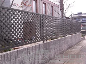 LIXIL ���N�V��(TOEX)�̃t�F���X�E��E�� �V�����IR11�^�t�F���X �t���[�|�[���^�C�v �{�H��