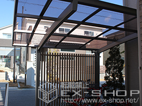 のサイクルポート・駐輪場 カーブポートシグマIII ミニ 積雪〜30cm対応 施工例