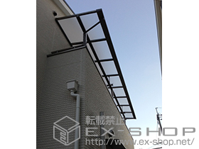 のバルコニー・ベランダ屋根 ライザーテラスII F型 屋根タイプ 連棟 積雪〜20cm対応 施工例