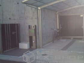 の門扉 ライフモダンII SA型門扉 親子開き 柱使用 施工例