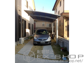 のカーポート レイナポート 積雪〜20cm対応＋着脱式サポート 2本入り 施工例