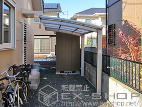 のカーポート カーブポートシグマIII ミニ 積雪〜30cm対応 施工例