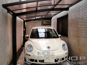 のサイクルポート・駐輪場 カーブポートシグマIII ミニ 積雪〜20cm対応 施工例