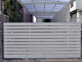 のカーゲート 【特注】オーバードアS5型 電動式 施工例
