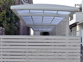 のカーポート キューブポートプラス 積雪〜20cm対応 施工例