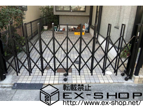 のカーゲート トリップゲートPB型 ノンレール 片開き 施工例