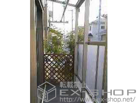 のテラス屋根 ヴェクターテラス F型 テラスタイプ 単体 積雪〜20cm対応 施工例