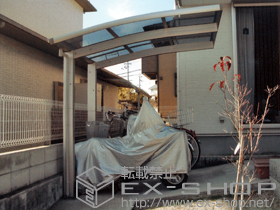 のサイクルポート・駐輪場 レイナポート ミニ 積雪〜20cm対応 施工例