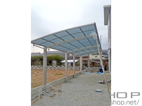 のカーポート レイナポート 縦連棟 積雪〜20cm対応 施工例