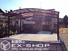 の門扉 エクスライン門扉8型 両開き 施工例