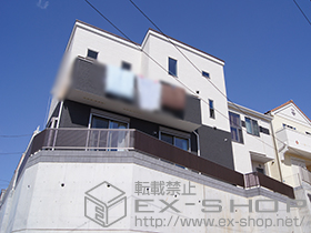 のフェンス・柵 ライフモダンII B2型フェンス 複合色 施工例