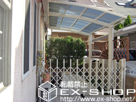 のカーゲート レイオス1型 ノンレール 片開き 施工例