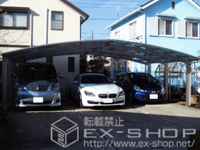 のカーポート レイナトリプルポート 積雪〜20cm対応 施工例