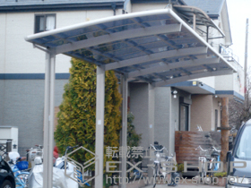 のカーポート カーブポートシグマIII 縦連棟 積雪〜30cm対応 施工例