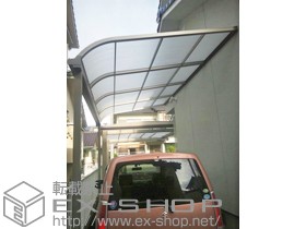 のテラス屋根 ライザーテラスII R型 テラスタイプ 単体 積雪〜20cm対応 施工例