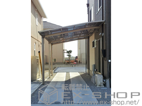 のカーポート ルーフポートシグマIII 延長 積雪〜30cm対応 施工例