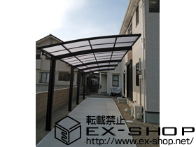 のカーポート プレシオスポート 縦連棟 積雪〜20cm対応 施工例