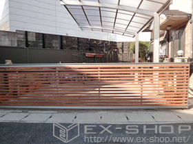 のカーゲート ワイドオーバードアS3型 手動式 施工例